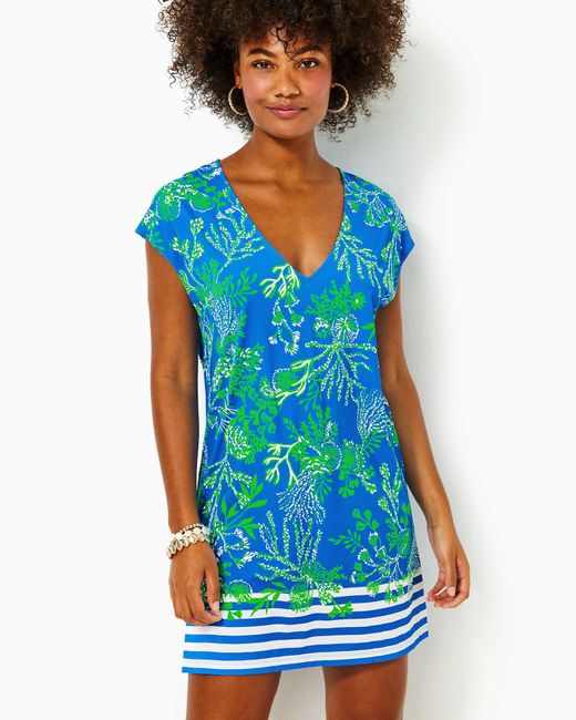 Lilly Pulitzer Blue Talli Cover-up