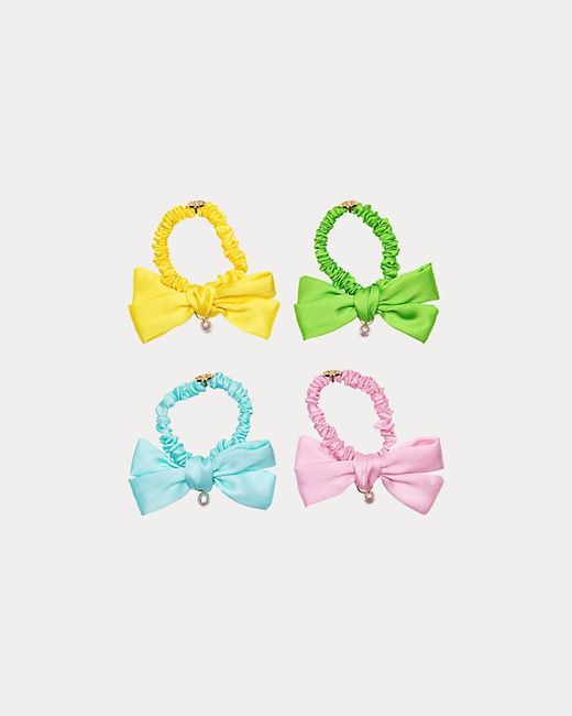 Lilly Pulitzer Blue Mini Bow Scrunchie Set