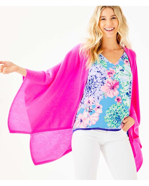 Lilly Pulitzer Pink Terri Cashmere Wrap