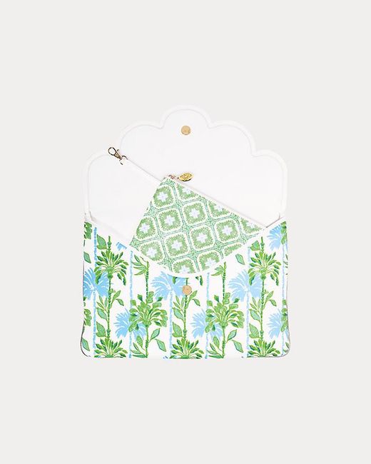 Lilly Pulitzer Green Laptop Sleeve & Pouch Set
