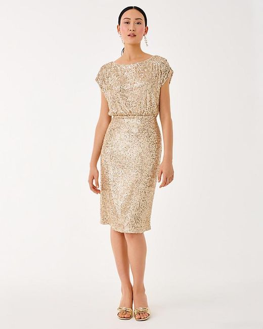 lilly pulitzer gold dress Reagan Fitted Sequin Dress