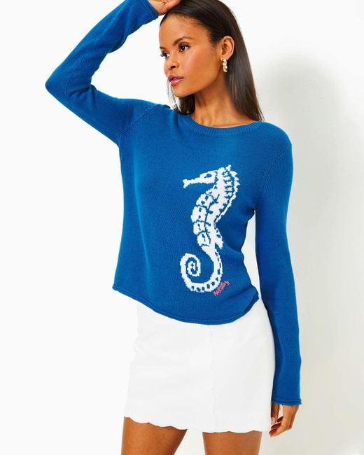Lilly Pulitzer Blue Kellyn Sweater