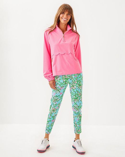 Lilly Pulitzer Pink Upf 50+ Luxletic Tulia Performance Jacket