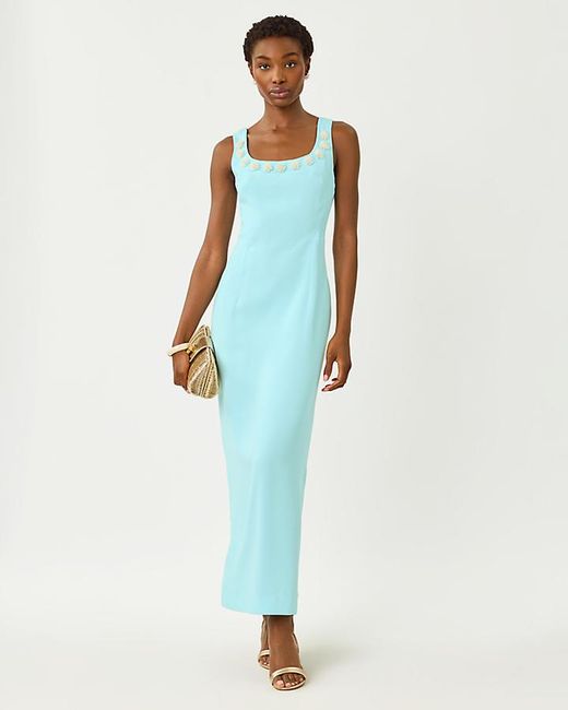 Lilly Pulitzer Coralia Maxi Dress in Blue