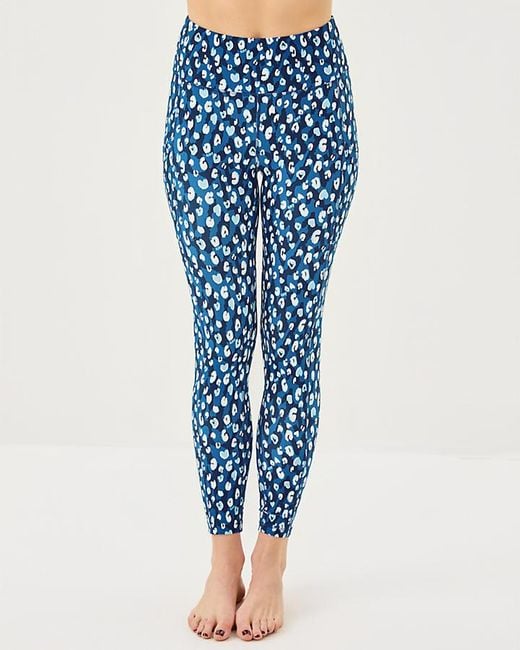 Lilly Pulitzer Blue Upf 50+ Luxletic 26" Weekender High Rise Legging