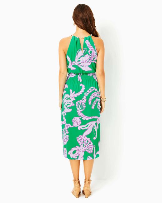 Dress Designer By Lilly Pulitzer In Green, Size: L main image 1