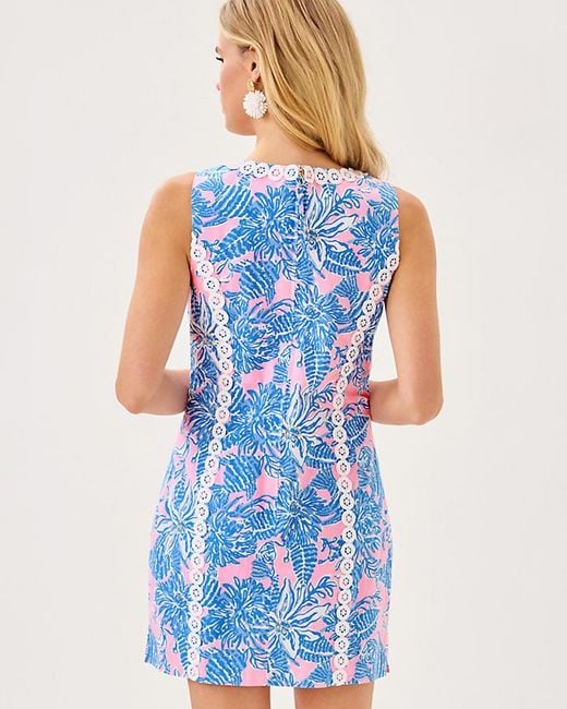 Lilly Pulitzer Blue Ciaran Shift Romper