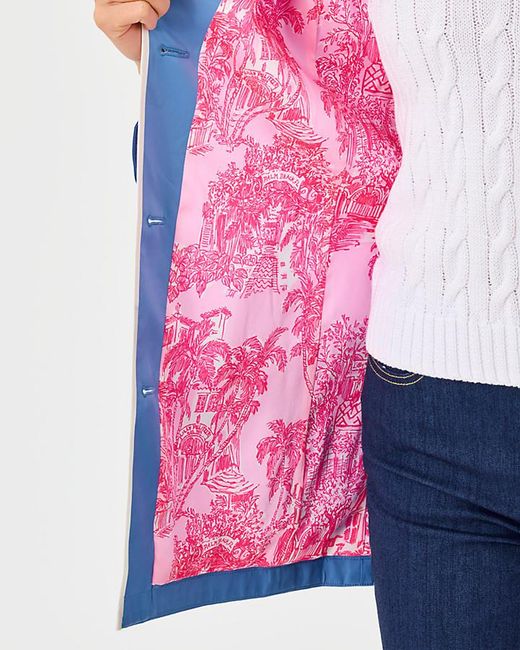 Lilly Pulitzer Blue Dianne Jacket