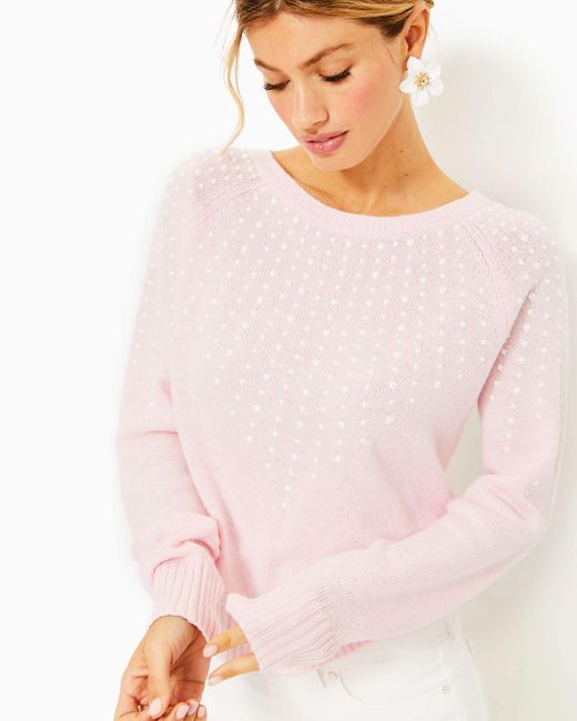 Lilly Pulitzer Pink Lovelia Sweater
