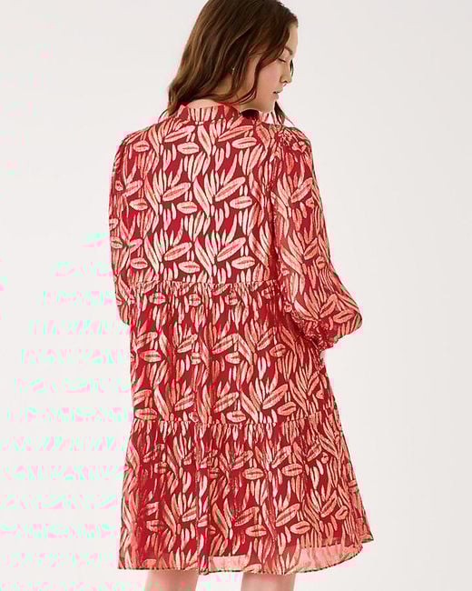 Lilly Pulitzer Red Cornellia Silk Dress