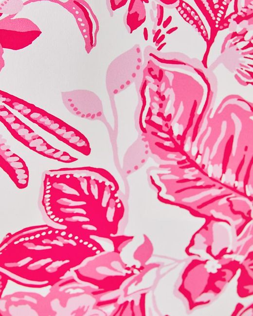Lilly Pulitzer Pink Lilly X Saint James Garde Cote Mc Top