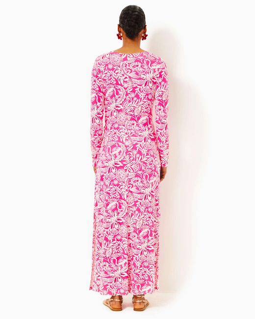 lilly-pulitzer-bryson-maxi-dress-in-pink-lyst