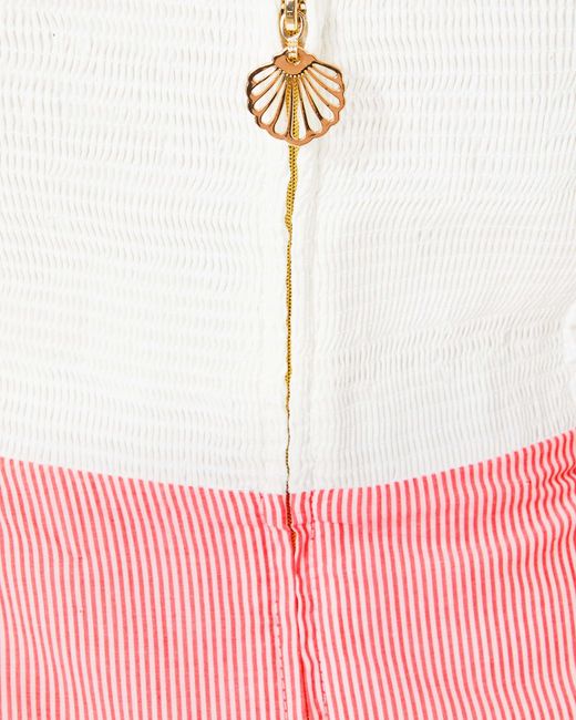 Lilly Pulitzer Pink Winslow Eyelet Stripe Dress