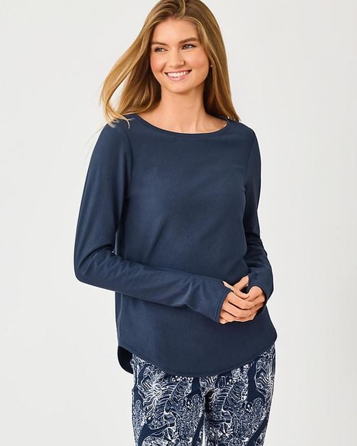 Lilly Pulitzer Blue Luxletic Affirmation Pullover