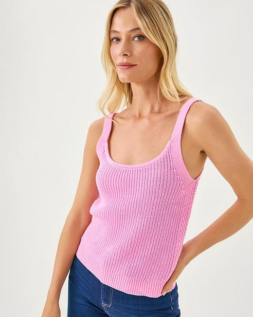 Lilly Pulitzer Pink Bristow Sweater Tank