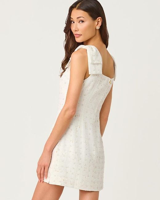 Lilly Pulitzer White Anders Skirted Shift Romper