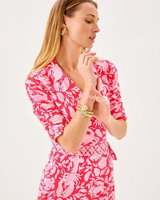 Lilly Pulitzer Pink Ibby Skirted Romper