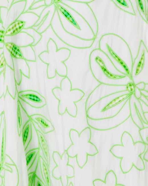 Lilly Pulitzer Green Quinlee Embroidered Maxi Dress