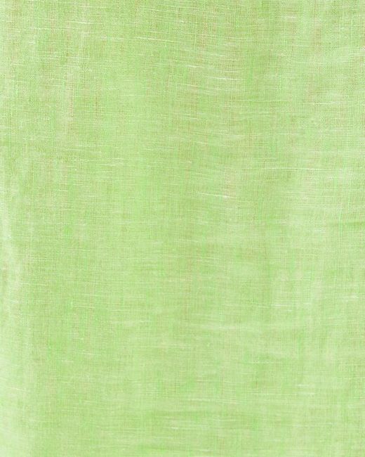 Lilly Pulitzer Green Sea View Linen Button Down Top