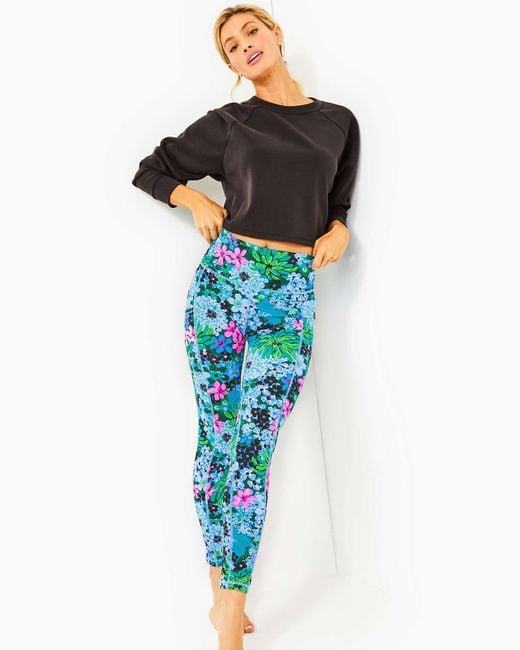 Lilly Pulitzer Upf 50+ Luxletic 26 High Rise Weekender Legging in Blue