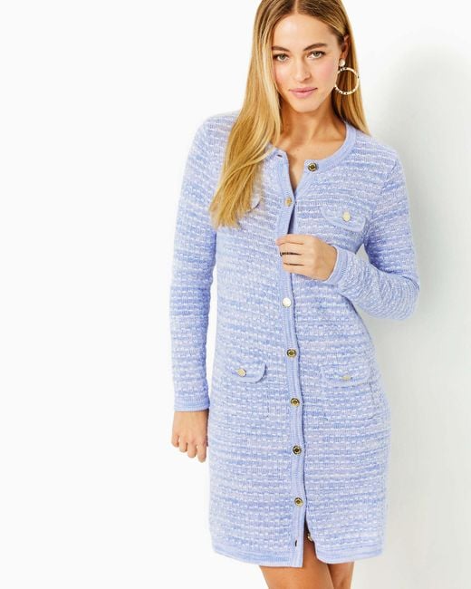 Lilly Pulitzer Blue Baneberry Cardigan