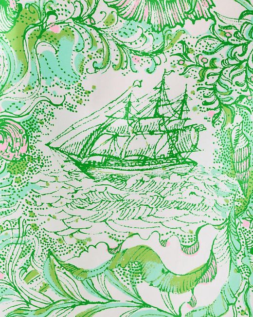 Lilly Pulitzer Green Koko Button Down Shirt