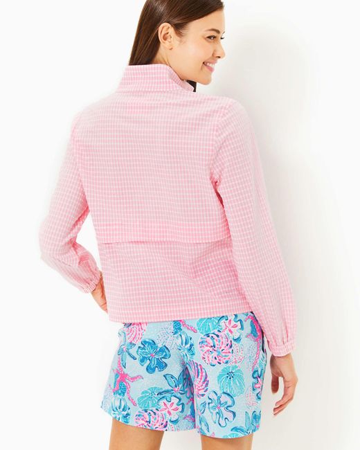 Lilly Pulitzer Pink Upf 50+ Luxletic Cocos Jacket