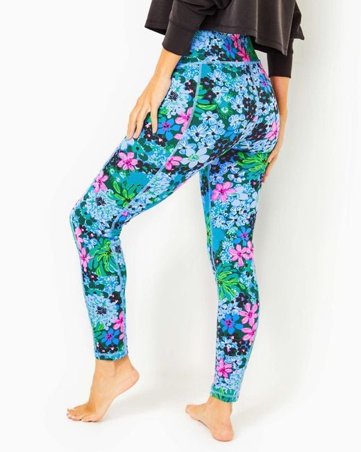 Lilly Pulitzer Upf 50+ Luxletic 26 High Rise Weekender Legging in Blue