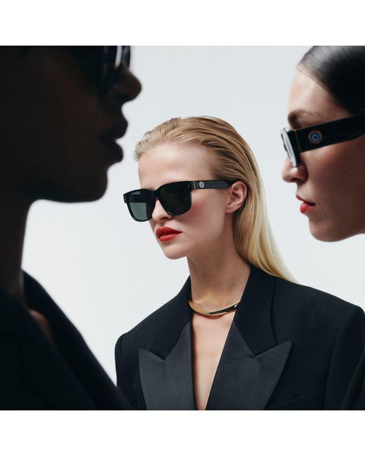 Linda Farrow Black Perry Talisman Sunglasses