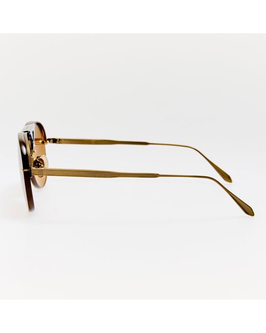 Linda Farrow Brown Taya Sunglasses