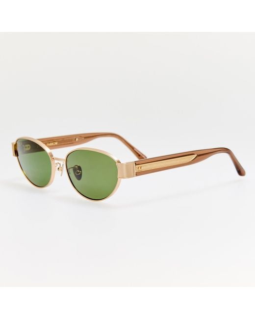 Linda Farrow Green Sheri Sunglasses