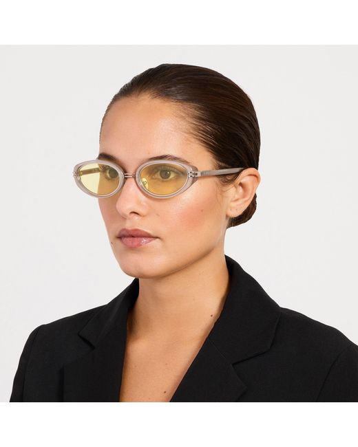 The Attico Metallic Ambra Sunglasses
