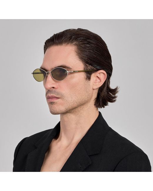 Jacquemus Yellow Sirocco Sunglasses