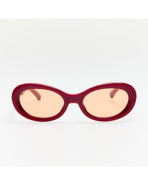 Dries Van Noten Pink Oval Sunglases
