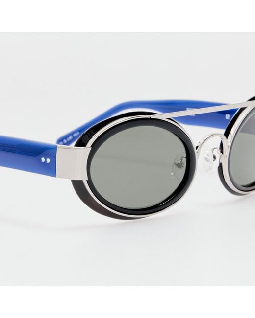 Dries Van Noten Brown Cat Eye Sunglasses