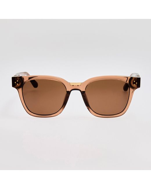 Linda Farrow Brown Sanchez Sunglasses