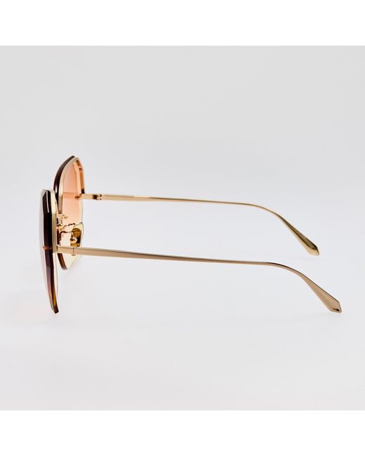 Linda Farrow Brown Lila Sunglasses