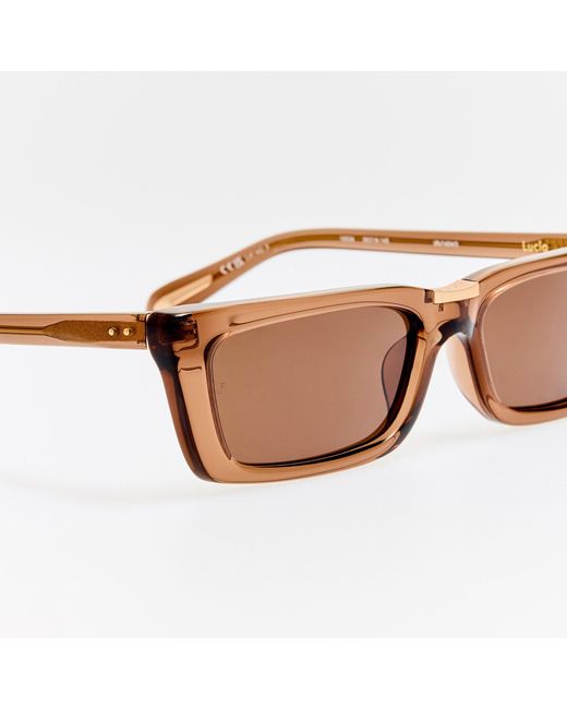 Linda Farrow Brown Lucia Sunglasses
