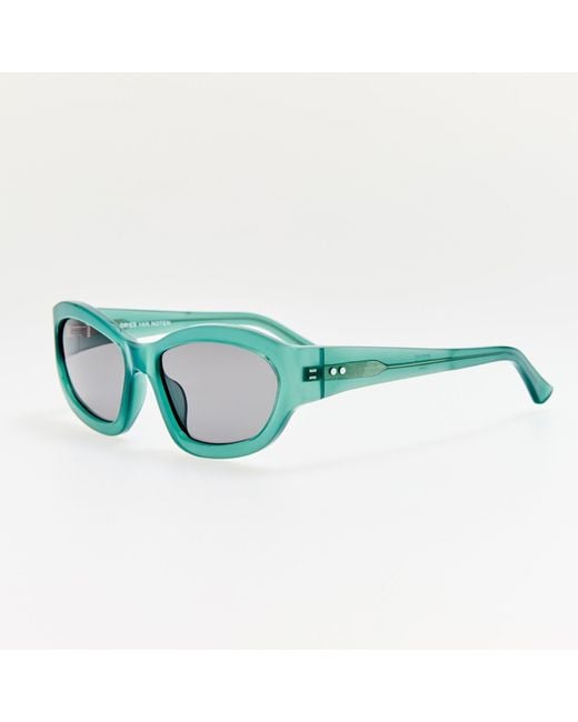 Dries Van Noten Blue Wrap Sunglasses