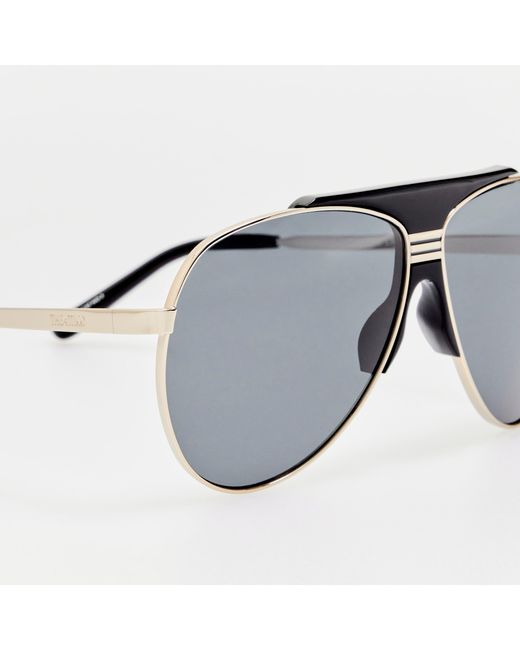 The Attico Gray Amelia Sunglasses