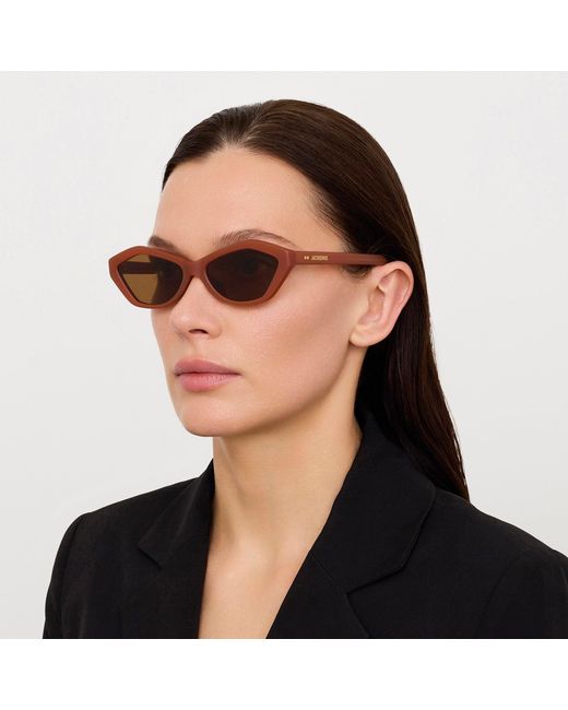 Jacquemus Brown Bambino Sunglasses