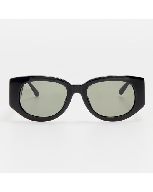 Linda Farrow Brown Debbie Sunglasses