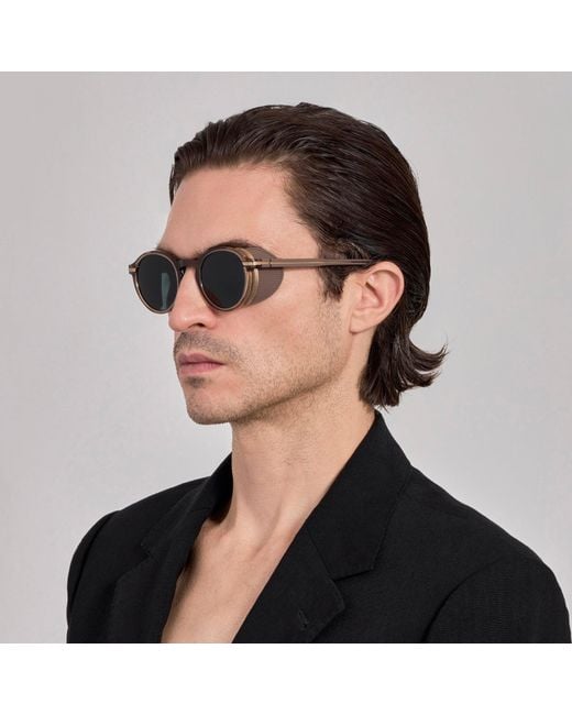 Linda Farrow Brown Orion Explorer Sunglasses