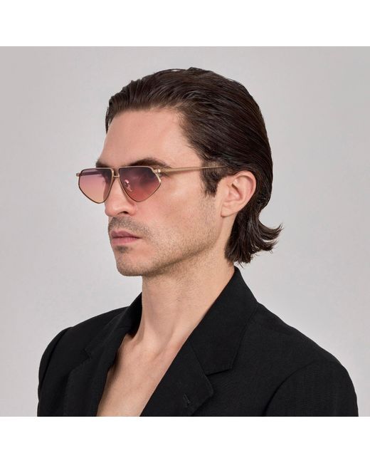 Linda Farrow Pink Tarian Sunglasses