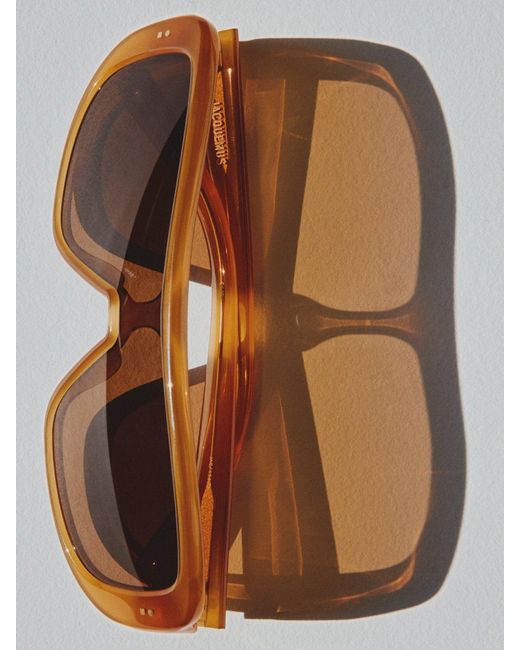 Jacquemus Brown Masco Sunglasses