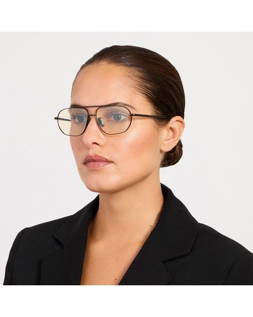 Linda Farrow Brown Arden Sunglasses