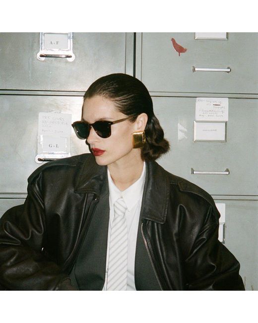 Linda Farrow Brown Paulson Sunglasses