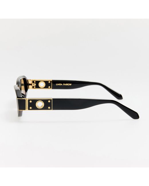 Linda Farrow Brown Laura Sunglasses