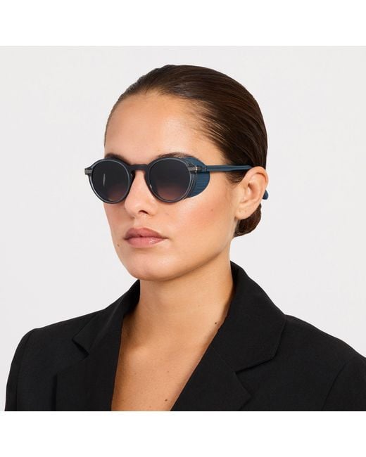 Linda Farrow Brown Orion Explorer Sunglasses