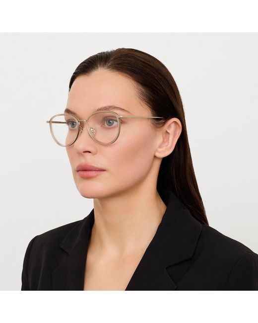 Linda Farrow Brown Dahlia Optical
